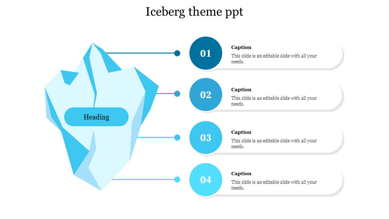 iceberg theme ppt
